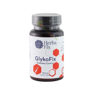 ХЕРБА ФИКС ГЛИКОФИКС капсули 450 мг. 60 броя / HERBA FIX GLYKOFIX DIABETES CONTROL