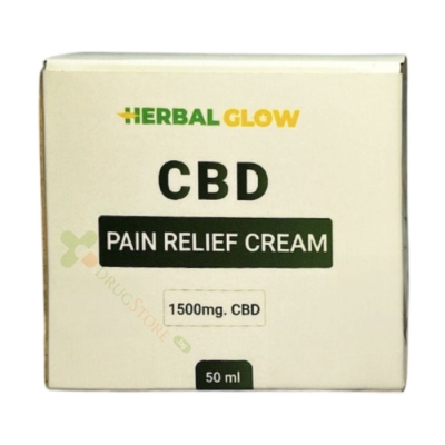 ХЕРБАЛ ГЛОУ CBD КРЕМ ЗА ТЯЛО 50 мл / HERBAL GLOW CBD PAIN RELIEF CREAM