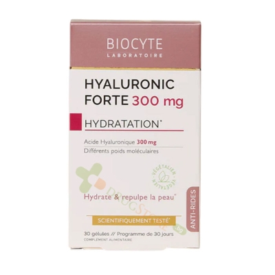 ХИАЛУРОНИК ФОРТЕ капсули 300 мг 30 броя / BIOCYTE HYALURONIC FORTE 