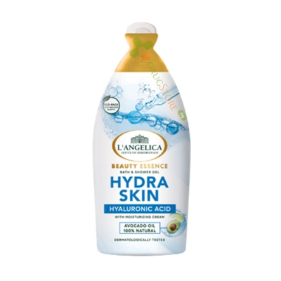 ХИДРА СКИН ДУШ ГЕЛ С ХИАЛУРОНОВА КИСЕЛИНА 500 мл / L`ANGELICA BEAUTY ESSENCE HYDRA SKIN SHOWER GEL WITH HYALURONIC ACID