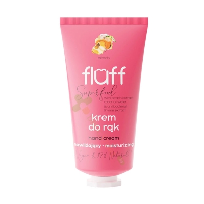 ХИДРАТИРАЩ КРЕМ ЗА РЪЦЕ С АРОМАТ НА ПРАСКОВА 50 мл / FLUFF HAND CREAM PEACH 