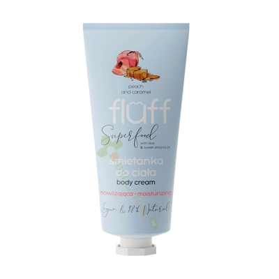 ХИДРАТИРАЩ КРЕМ ЗА ТЯЛО ПРАСКОВА И КАРАМЕЛ 100 мл / FLUFF BODY CREAM PEACH AND CARAMEL 
