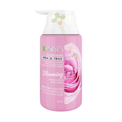 ХИДРАТИРАЩ КРЕМ ЗА ТЯЛО ROSES БЛУМИНГ АНТИ ЕЙДЖИНГ 300 мл / NATURE OF AGIVA ROSES BLOOMING ANTI AGING MOISTURIZING BODY CREAM 