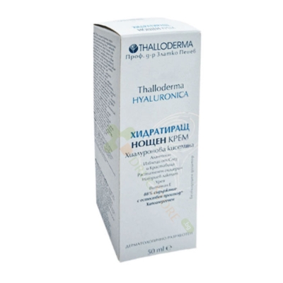 ХИДРАТИРАЩ НОЩЕН КРЕМ 50 мл / THALLODERMA HYALURONICA NIGHT CREAM