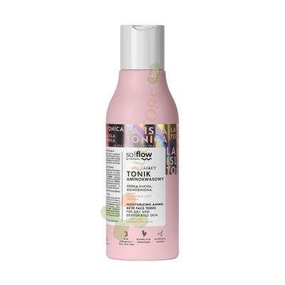 ХИДРАТИРАЩ ТОНИК ЗА ЛИЦЕ С АМИНОКИСЕЛИНИ 150 мл / SO! FLOW MOISTURIZING AMINO ACID FACE TONIC