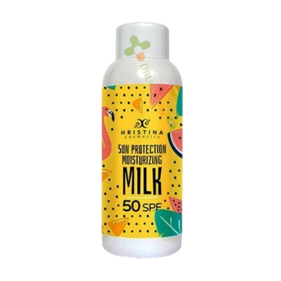 ХИДРАТИРАЩО СЛЪНЦЕЗАЩИТНО МЛЯКО С SPF 50 150 мл / HRISTINA SUN PROTECTION MOISTURIZING MILK SPF 50 