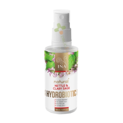 ХИДРОБИОТИК КОПРИВА И САЛВИЯ 150 мл / INA ESSENTIALS HYDROBIOTIC NATURAL NETTLE & CLARY SAGE