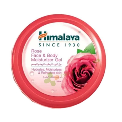 ХИМАЛАЯ ОВЛАЖНЯВАЩ ГЕЛ ЗА ЛИЦЕ И ТЯЛО РОЗА 300 мл / HIMALAYA ROSE FACE AND BODY MOISTURIZER GEL
