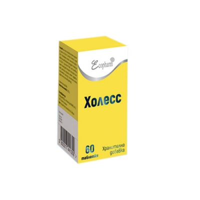 ХОЛЕСС таблетки 60 броя / ECOPHARM CHOLESS