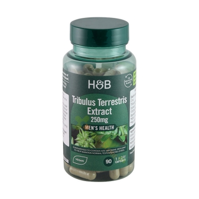 БАБИНИ ЗЪБИ (ТРИБУЛУС) ЕКСТРАКТ 250 мг С ЦИНК капсули 90 броя / HOLLAND BARRETT TRIBULUS TERRESTRIS EXTRACT