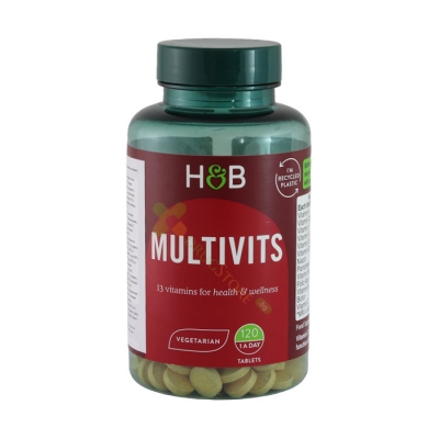 МУЛТИВИТАМИНИ таблетки 120 броя / HOLLAND & BARRETT MULTIVITS 