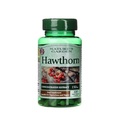 ГЛОГ капсули 150 мг. 100 броя / HOLLAND BARRETT NATURES GARDEN HAWTHORN
