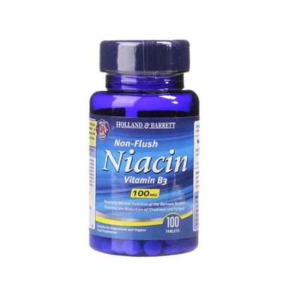 НИАЦИН ВИТАМИН Б3 таблетки 100 мг. 100 броя / HOLLAND BARRETT NIACIN VITAMIN B3