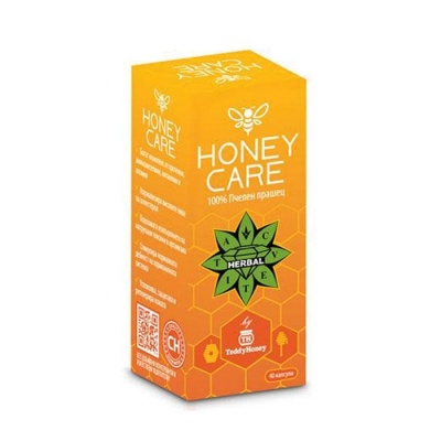ПЧЕЛЕН ПРАШЕЦ капсули 40 броя / CVETITA HONEY CARE