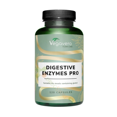 ХРАНОСМИЛАТЕЛНИ ЕНЗИМИ PRO капсули 120 броя / VEGAVERO DIGESTIVE ENZYMES PRO