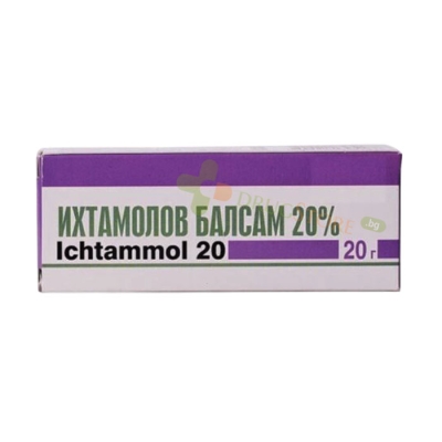 ИХТАМОЛОВ БАЛСАМ 20% 20 г туба / ICHTAMMOL BALM 20% 
