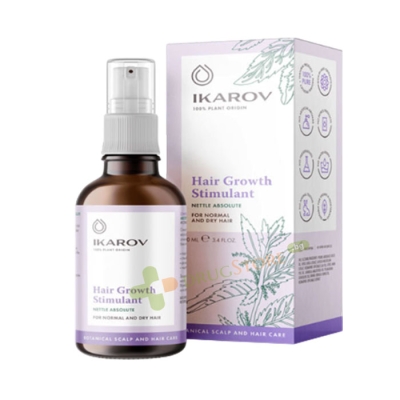 ИКАРОВ СТИМУЛАНТ ЗА РАСТЕЖ НА КОСАТА С КОПРИВА 100 мл / IKAROV HAIR GROWTH STIMULANT FOR NORMAL & DRY HAIR 