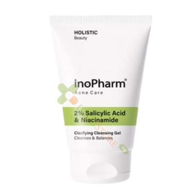 ИНОФАРМ АКНЕ КЕЪР ПОЧИСТВАЩ ГЕЛ 150 мл / RUBELLA INOPHARM ACNE CARE CLARIFYING CLEANSING GEL 