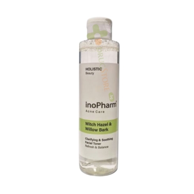 ИНОФАРМ АКНЕ КЕЪР ТОНИК 200 мл / RUBELLA INOPHARM ACNE CARE CLARIFYING & SOOTHING FACIAL TONER 