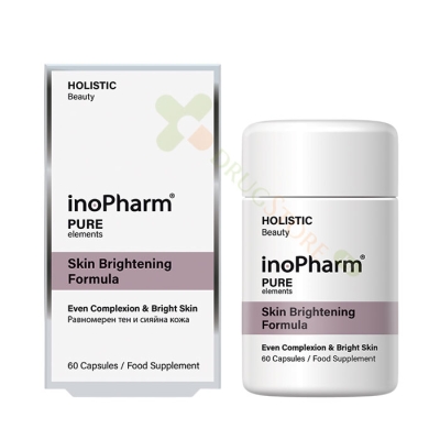 ИНОФАРМ ХОЛИСТИК БЮТИ ФОРМУЛА ЗА ОЗАРЕНА КОЖА капсули 60 броя / RUBELLA INOPHARM SKIN BRIGHTENING FORMULA