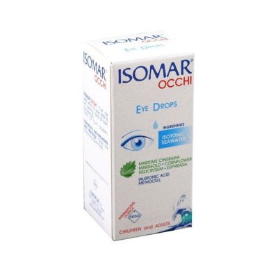 ИЗОМАР ХИДРАТИРАЩИ ИЗОТОНИЧНИ КАПКИ ОЧИ 10 мл. / ISOMAR EYE DROPS ISOTONIC SEA WATER 10 ml.