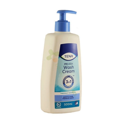 ИЗМИВАЩ КРЕМ 3 В 1 БЕЗ ИЗПЛАКВАНЕ 500 мл / TENA WASH CREAM 3 in 1 WITHOUT RINSE