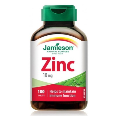 ДЖЕЙМИСЪН ЦИНК таблетки 10 мг. 100 броя / JAMIESON ZINC