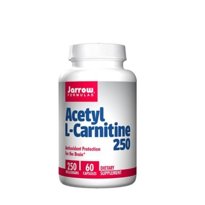 АЦЕТИЛ L-КАРНИТИН капсули 250 мг. 60 броя / JARROW FORMULAS ACETYL L - CARNITINE