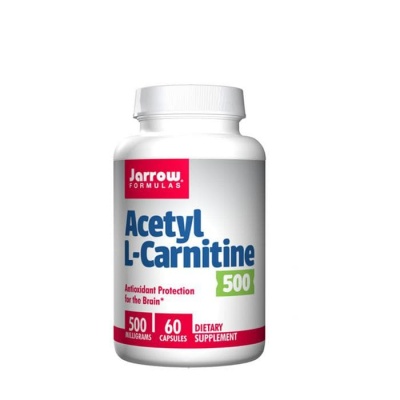 АЦЕТИЛ L-КАРНИТИН капсули 500 мг. 60 броя / JARROW FORMULAS ACETYL L - CARNITINE