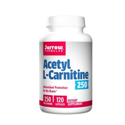 АЦЕТИЛ L - КАРНИТИН капсули 250 мг. 120 броя / JARROW FORMULAS ACETYL L - CARNITINE