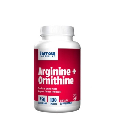 АРГИНИН + ОРНИТИН капсули 750 мг. 100 броя / JARROW FORMULAS ARGININE + ORNITHINE