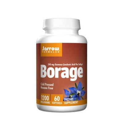 МАСЛО ОТ ПОРЕЧ капсули 1200 мг. 60 броя / JARROW FORMULAS BORAGE OIL