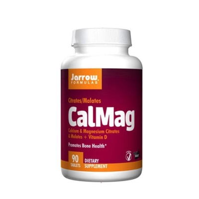 КАЛЦИЙ + МАГНЕЗИЙ таблетки 90 броя / JARROW FORMULAS CALCIUM & MAGNESIUM CITRATE