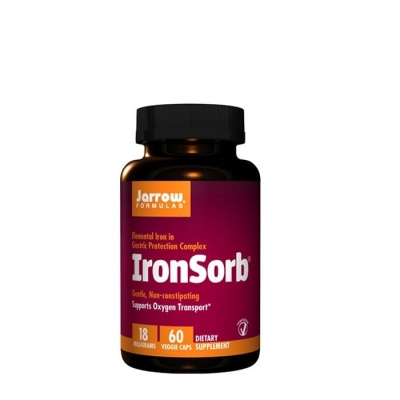 ЖЕЛЯЗО капсули 18 мг. 60 броя / JARROW FORMULAS IRONSORB