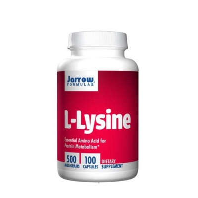 L - ЛИЗИН капсули 500 мг. 100 броя / JARROW FORMULAS L - LYSINE