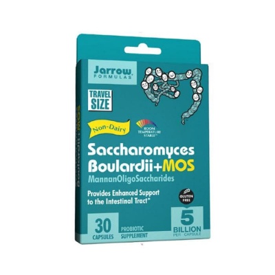 САХАРОМИЦЕС БОЛАРДИ + MOS капсули 30 броя / JARROW FORMULAS SACCHAROMYCES BOULARDII + MOS