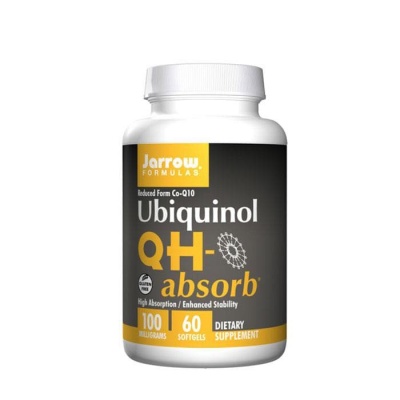 УБИКВИНОЛ QH - ABSORB софтгел капсули 100 мг. 60 броя / JARROW FORMULAS UBIQUINOL QH - ABSORB