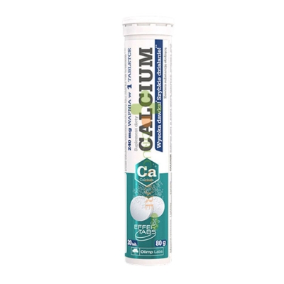 КАЛЦИЙ ефервесцентни таблетки 20 броя / OLIMP SPORT NUTRITION CALCIUM effervescent tablets