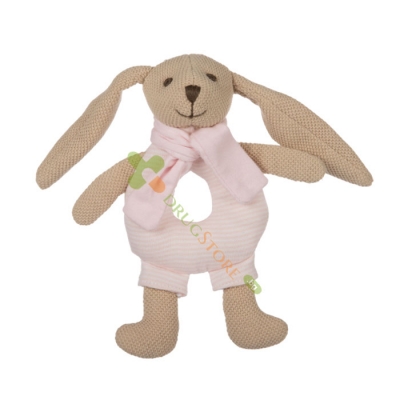 КАНПОЛ МЕКА ДРЪНКАЛКА BUNNY РОЗОВА / CANPOL BABIES SOFT TOY BUNNY PINK