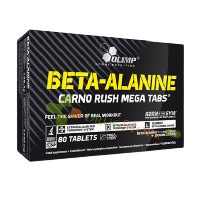 КАРНО РЪШ МЕГА ТАБС таблетки 80 броя / OLIMP SPORT NUTRITION BETA-ALANINE CARNO RUSH MEGA TABS