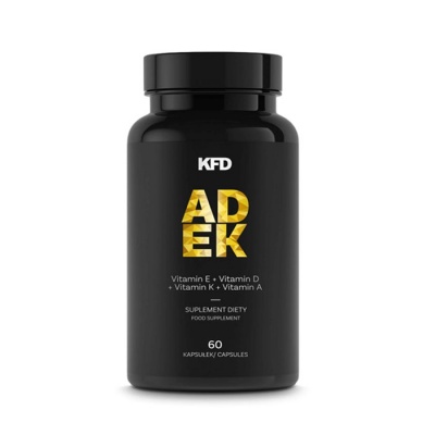 ВИТАМИНИ А + Д + Е + К КФД НУТРИШЪН капсули 60 броя / KFD NUTRITION VITAMIN A + D + E + K capsules 60