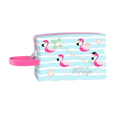 НЕСЕСЕР ФЛАМИНГО KIDS LICENSING KL10111 / KIDS LICENSING FLAMINGO MAKEUP BAG