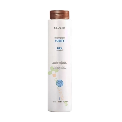 ШАМПОАН ПРОТИВ СУХ ПЪРХОТ KINACTIF 300 мл / KIN COSMETICS KINACTIF SHAMPOO PURITY DRY DANDRUFF