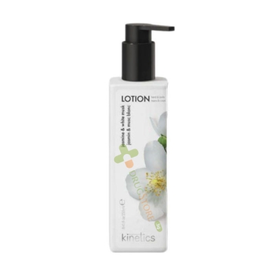 КИНЕТИКС ЛОСИОН ЗА РЪЦЕ И ТЯЛО ЖАСМИН И БЯЛ МУСКУС 250 мл / KINETICS HAND & BODY LOTION JASMINE & WHITE MUSK
