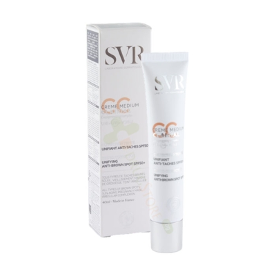 КЛЕРИАЛ CC КРЕМ МЕДИУМ ТЪМЕН SPF50+ 40 мл / SVR CLARIAL CC CREME SPF 50+ MEDIUM 