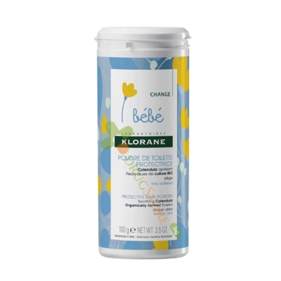 КЛОРАН БЕБЕ ПУДРА С ЕКСТРАКТ ОТ НЕВЕН 100 г / KLORANE BEBE POWDER WITH CALENDULA EXTRACT
