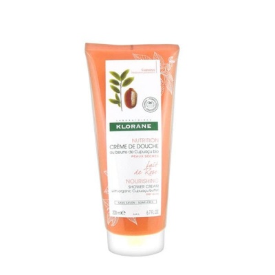 ДУШ КРЕМ С МЛЯКО ОТ РОЗА 200 мл. / KLORANE NOURISHING SHOWER CREAM WITH ROSE MILK