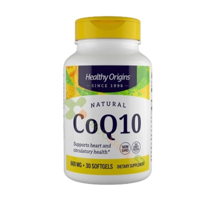 КОЕНЗИМ Q10 капсули 600 мг 30 броя / HEALTHY ORIGINS CoQ10 