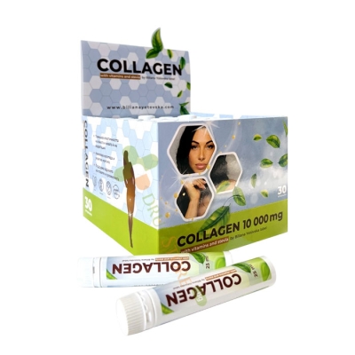 КОЛАГЕН 10000 мг + ВИТАМИНИ И СТЕВИЯ ампули 30 броя / BILIANA YOTOVSKA LABEL COLLAGEN 10 000 mg + VITAMINS + STEVIA ampoules