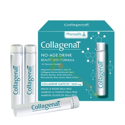 КОЛАГЕНАТ АНТИ-ЕЙДЖ ФОРМУЛА флакони за пиене 25 мл 24 броя / PHARMALIFE RESEARCH COLLAGENAT NO-AGE DRINK drinking vials